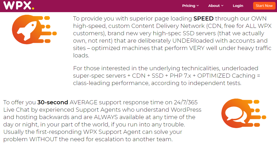 wpx hosting-features